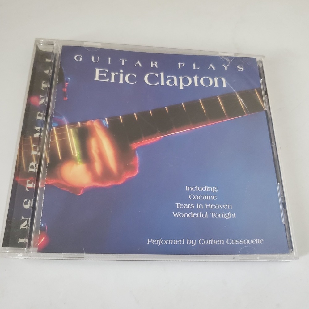 Guitar Plays Eric Clapton Instrumental CD Corben Cassavette 1999 Elap Music